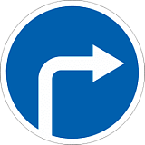Дорожный знак 4.1.2 Движение направо